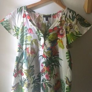 J. Crew Ratti "Into the Wild" popover top